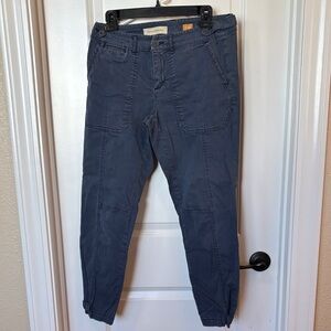 Pilcro and the Letterpress Charcoal Ankle Jeans